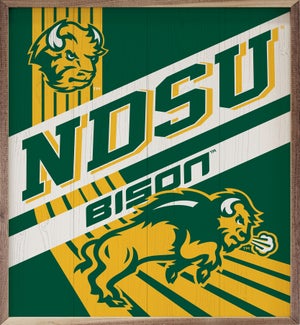 Striped Poster North Dakota State University